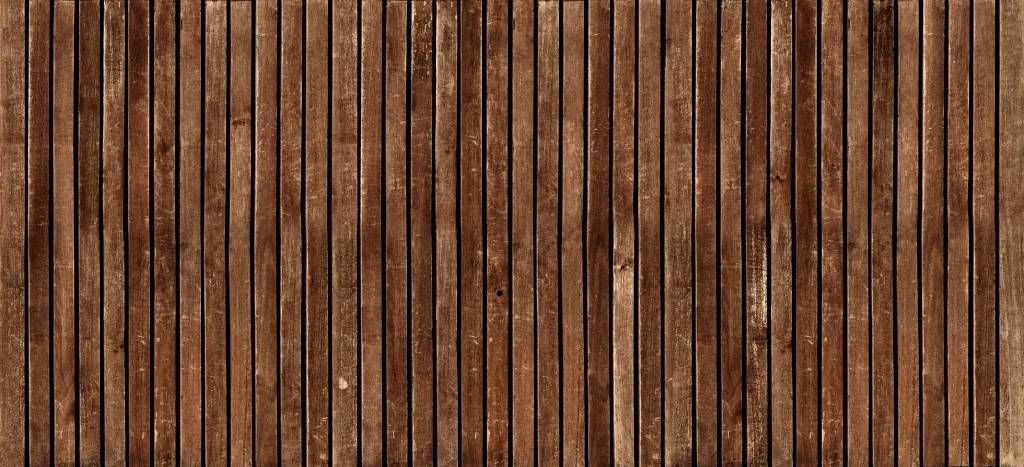 Wooden wallpaper - Dark vertical wooden planks - Hallway