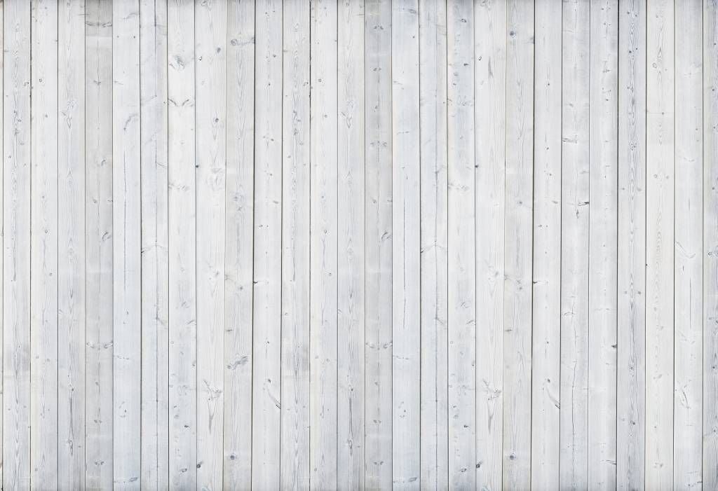 Wooden wallpaper - Whitewash wood vertical - Bedroom