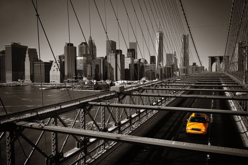 Black and white wallpaper - Skyline Manhattan - Teenage room Black and white wallpaper - Skyline Manhattan - Teenage room