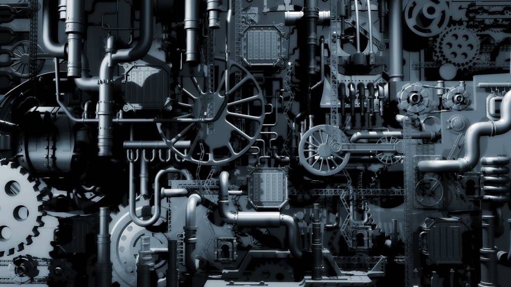 Old machine Wallpaper