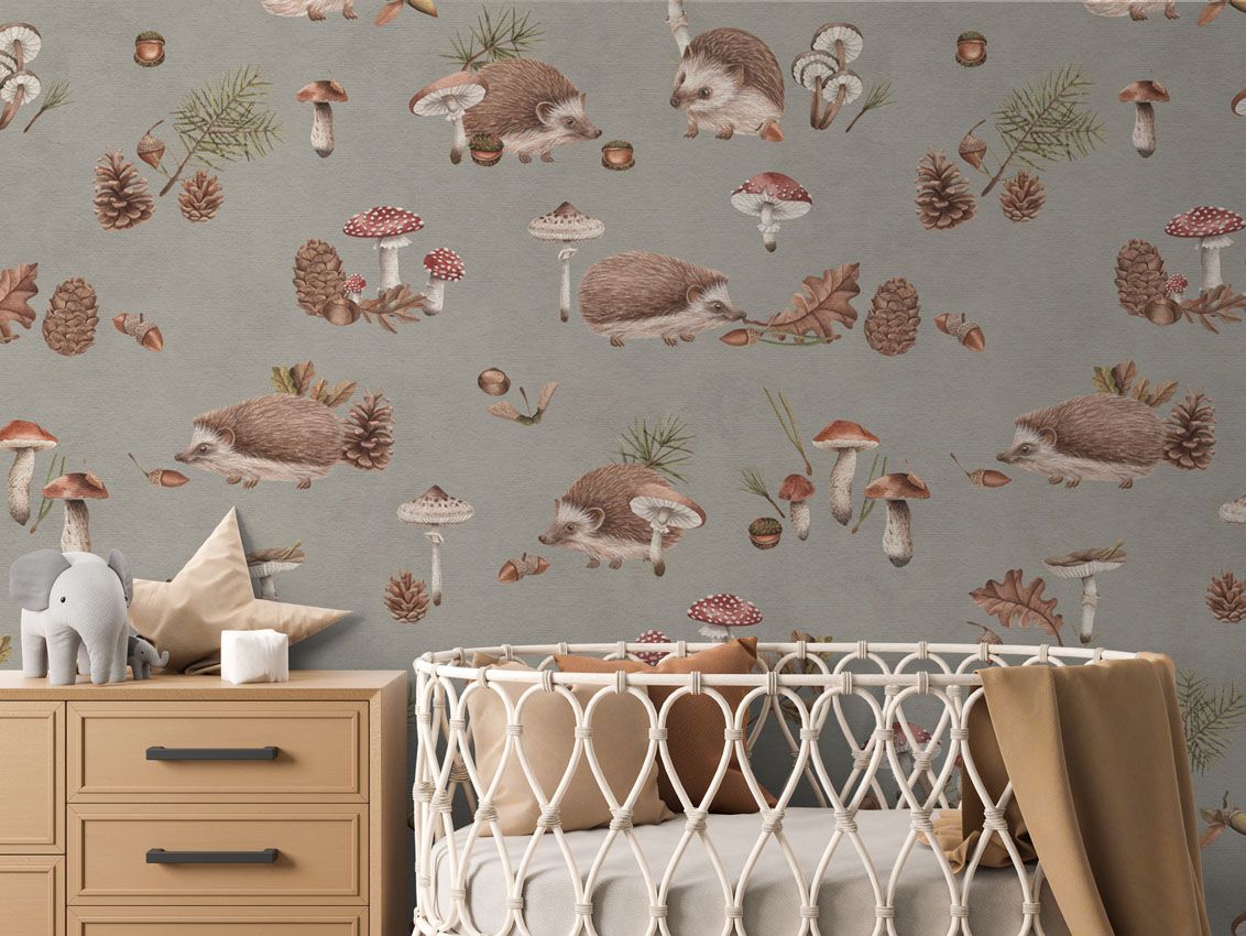 Happy Hedgehog - Taupe - 120