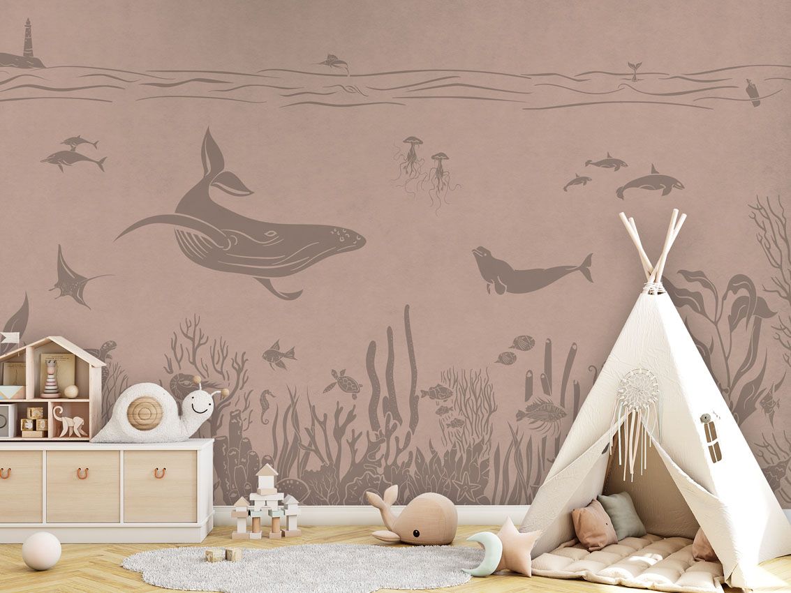 Monochrome Sea - Pink Vintage