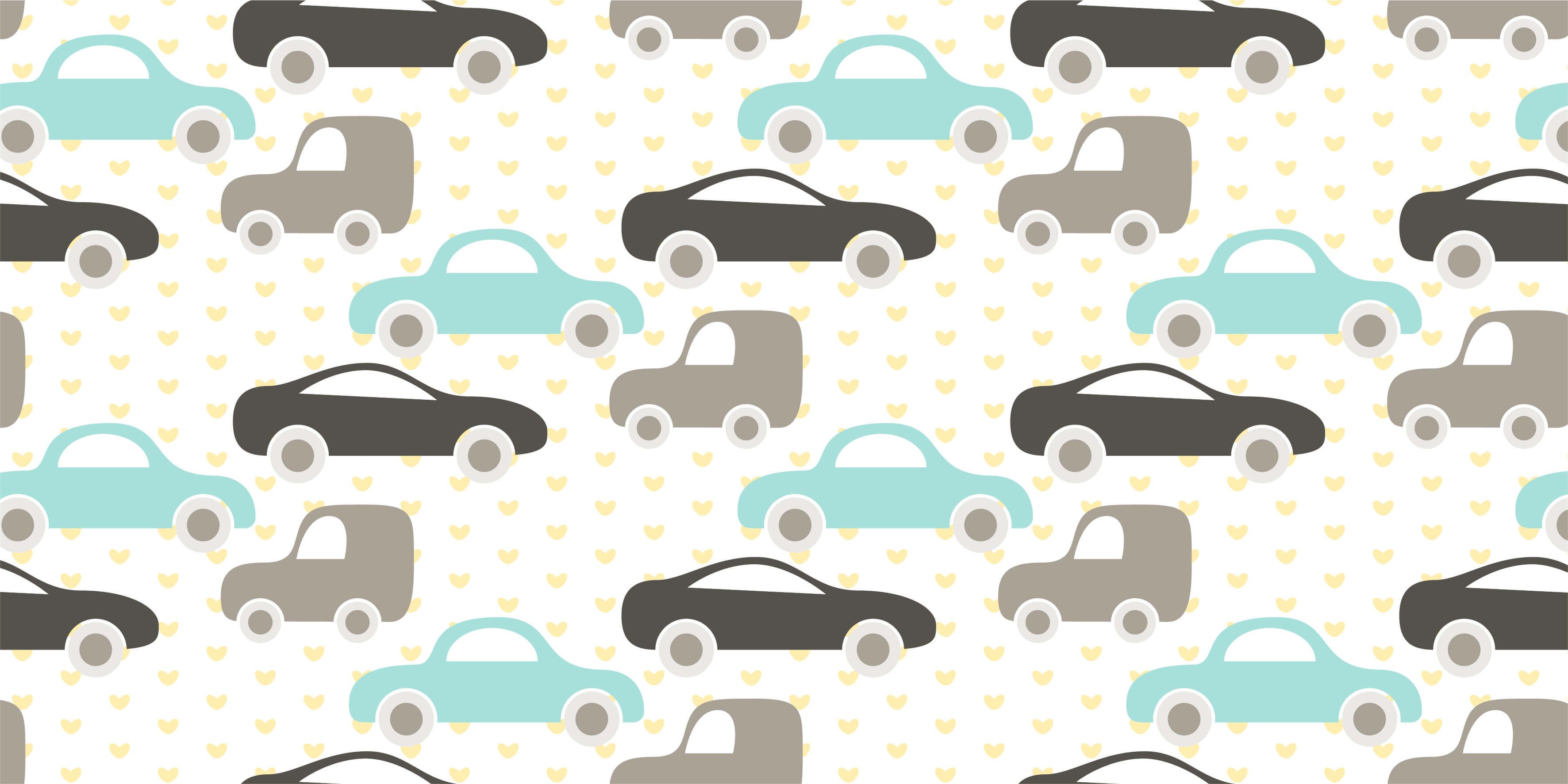 Baby wallpaper - Toy Cars - Baby room
