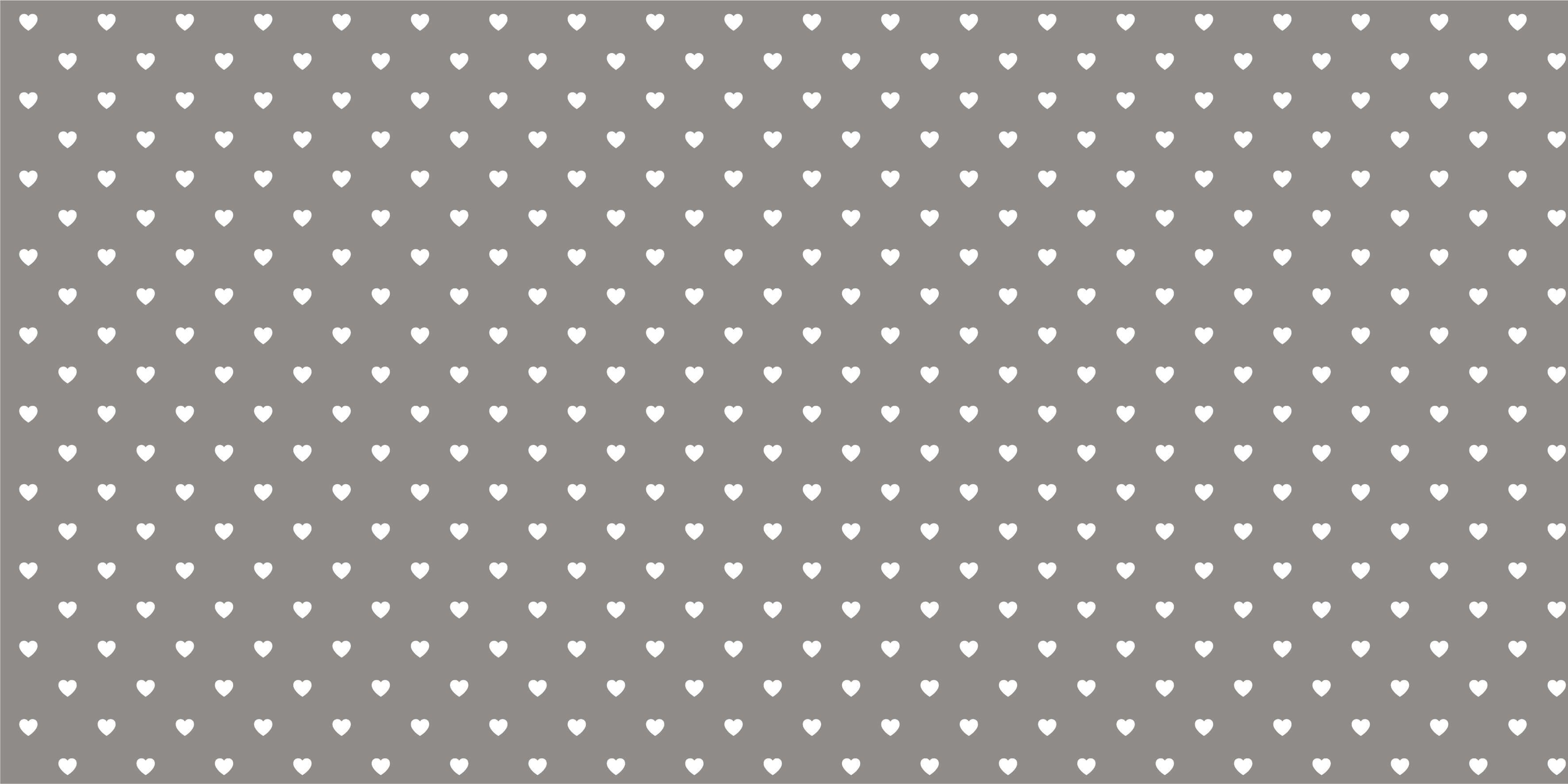 Baby wallpaper - Small white hearts - Baby room