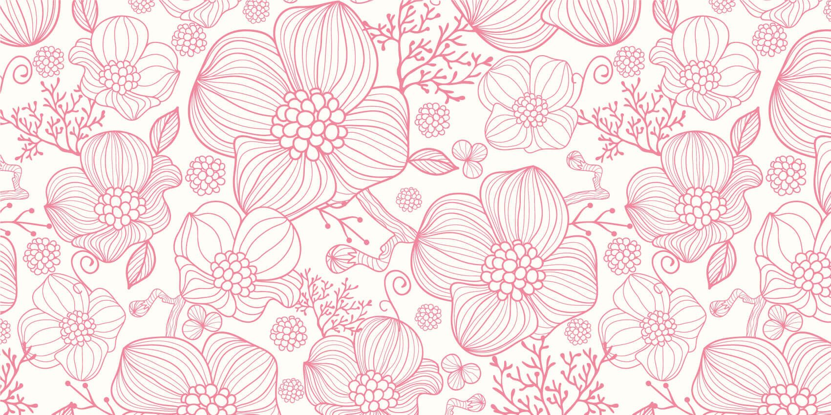 Large pink flowers
