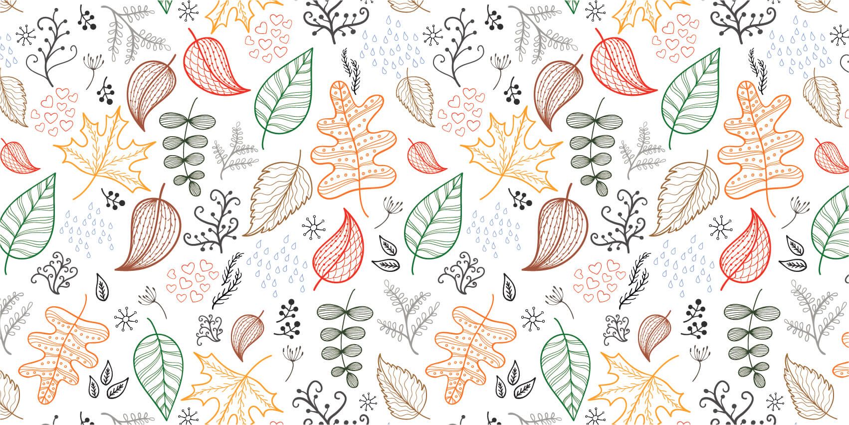 Leaves - Drawn autumn leaves - Hobby room