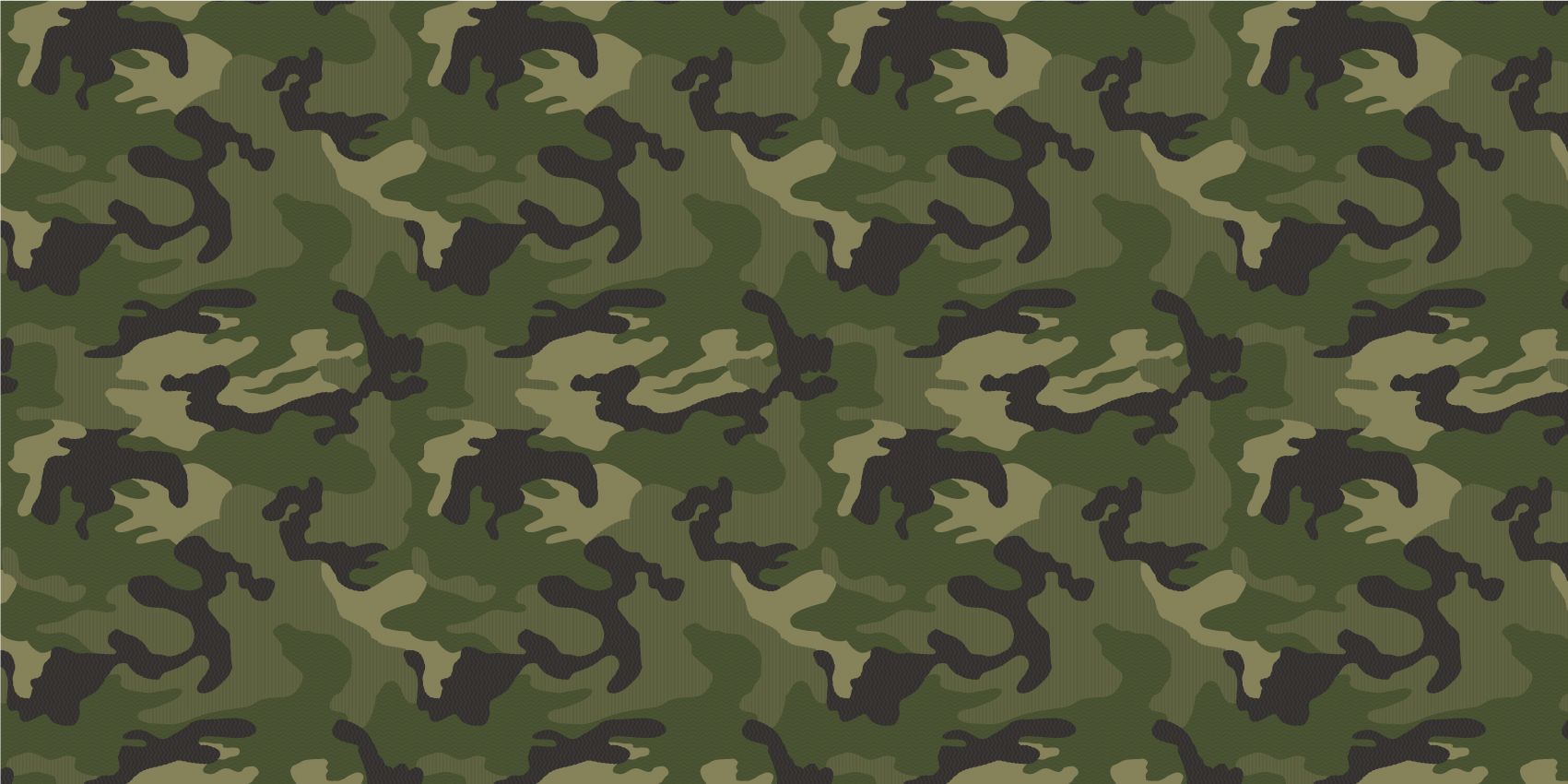 Children's wallpaper - Green camouflage - Children's room