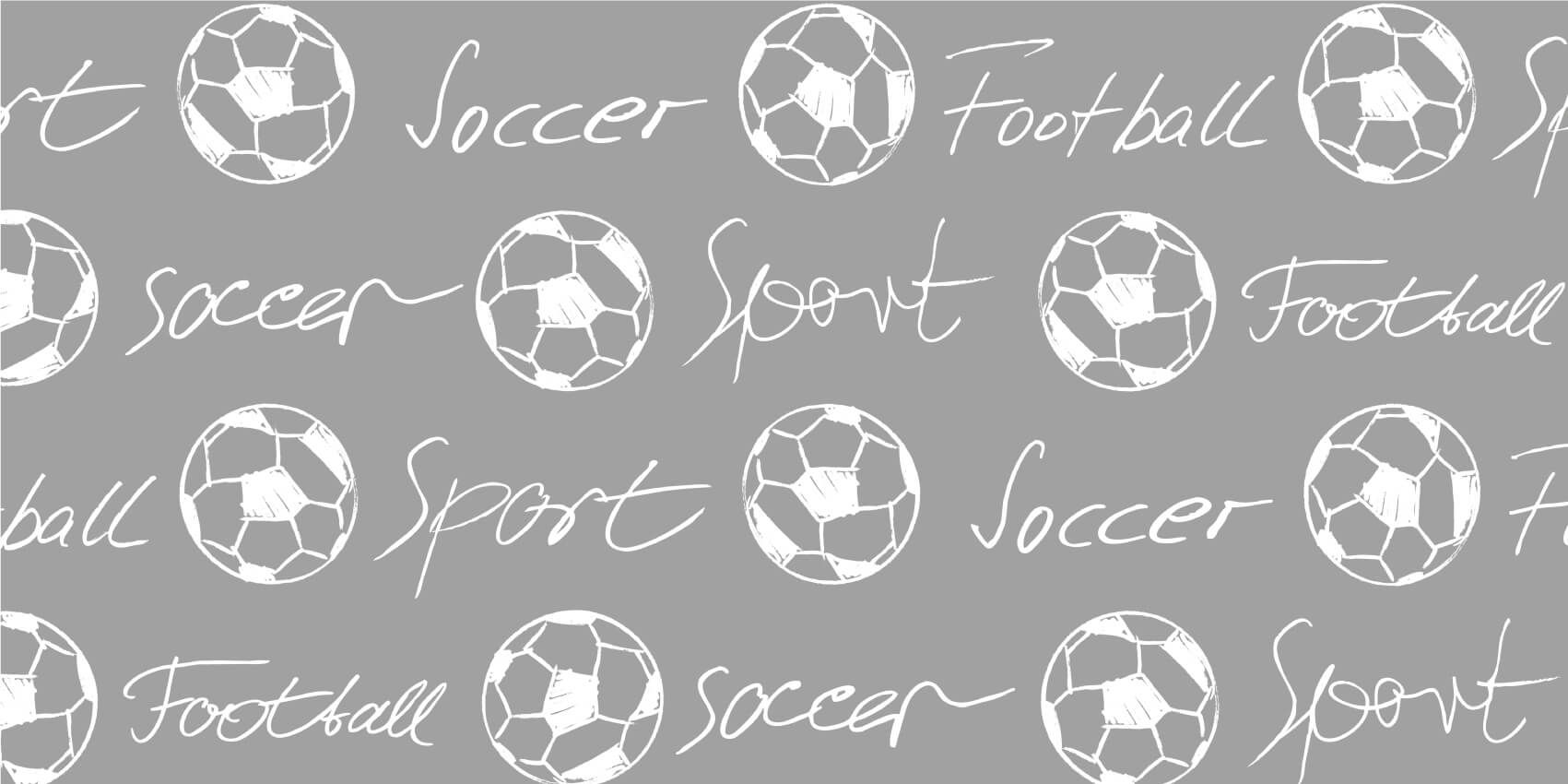 Soccer wallpaper - Footballs and text - Children's room Soccer wallpaper - Footballs and text - Children's room