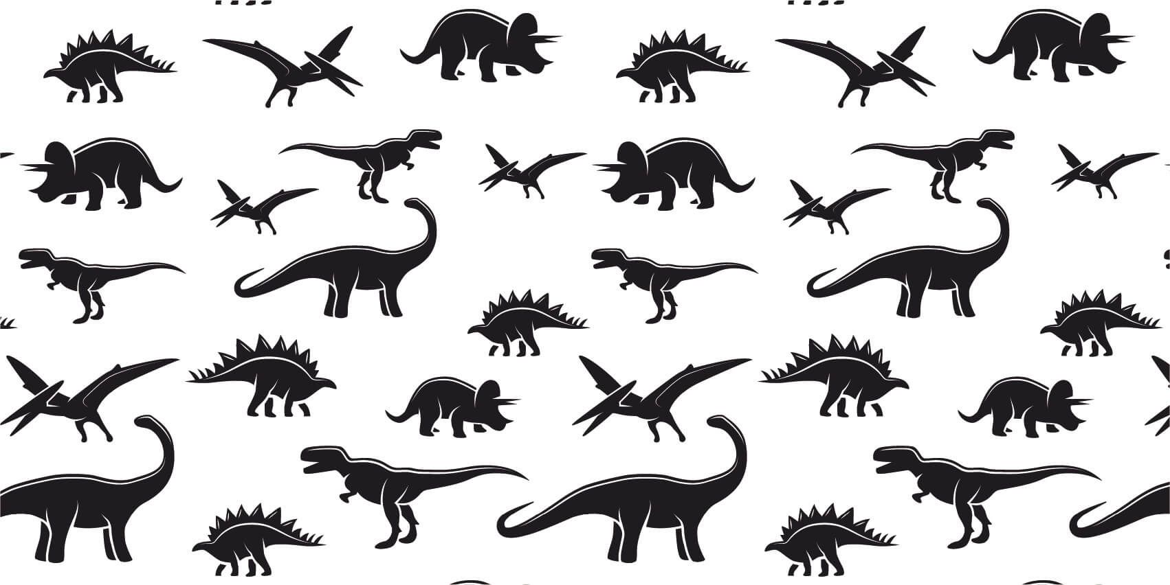 Dinosaurs - Black dinosaurs  - Children's room