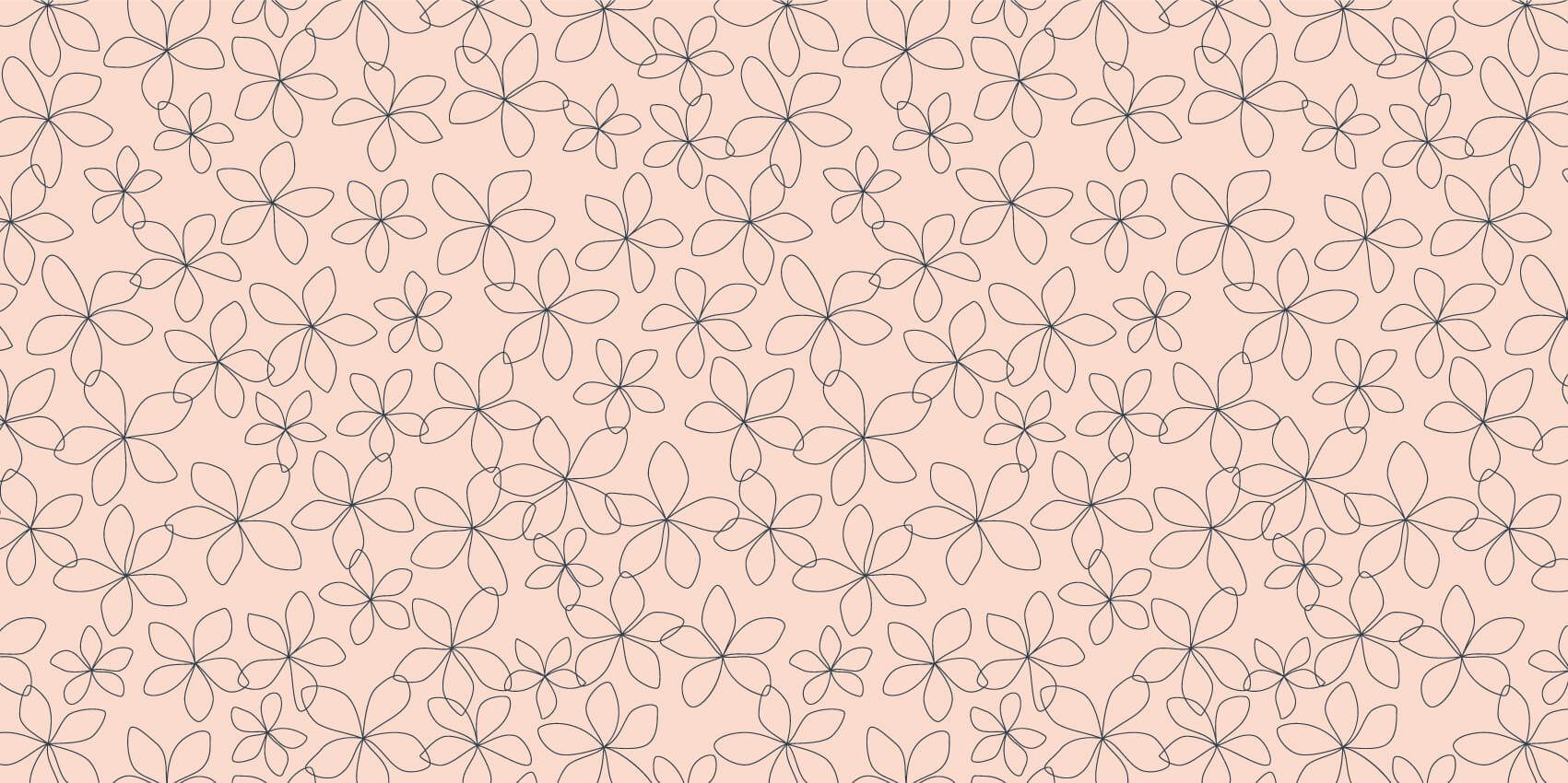 Patterns for Kidsroom - Blue flowers - Children's room Patterns for Kidsroom - Blue flowers - Children's room
