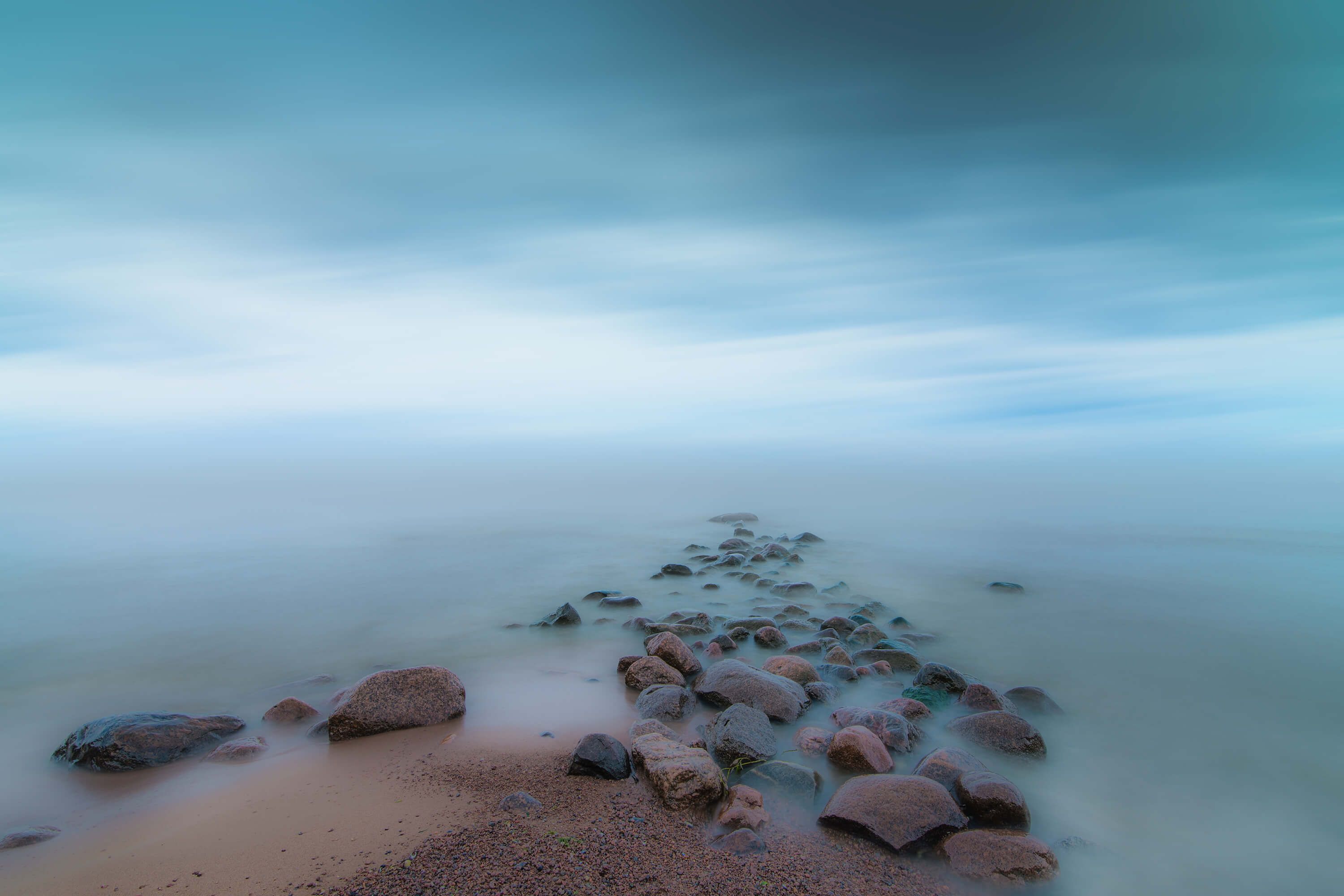 Rocks in the water Rocks in the water
