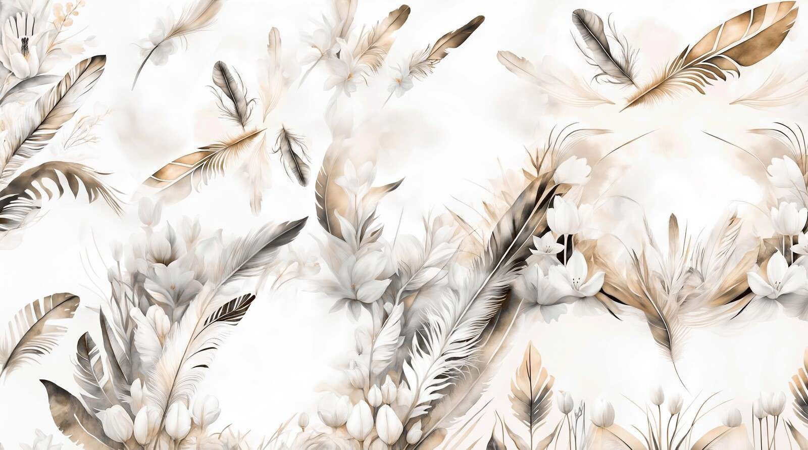 Wall Mural - Tender Love Orange - Wallpaper, image size:1600x891