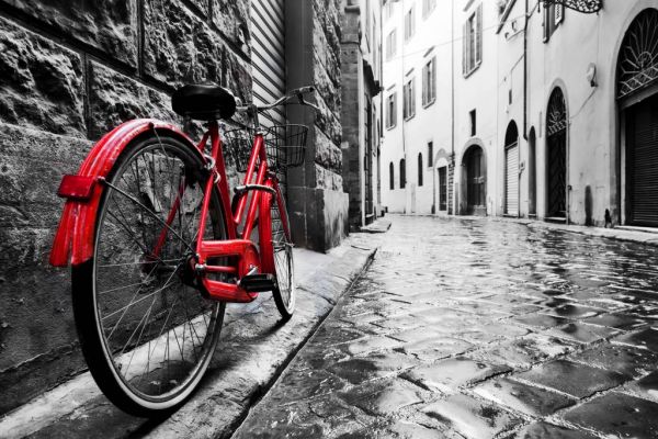 Red shop bike images