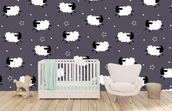 Sheep dark - Photo Wallpaper Sheep dark - Photo Wallpaper
