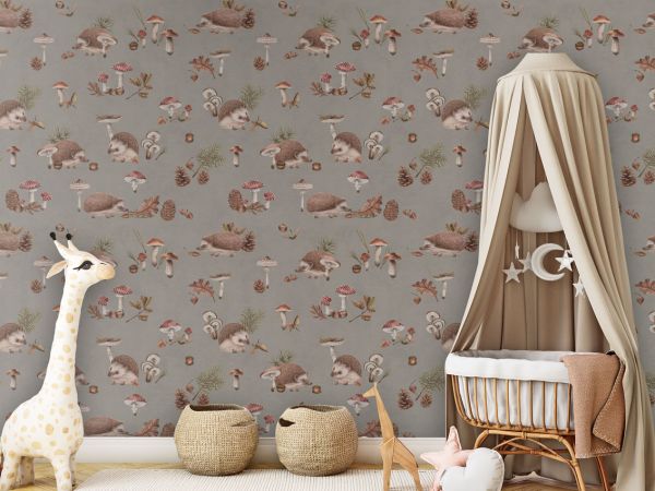 Happy Hedgehog - Taupe - 120