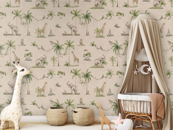 Joyful Jungle - Sand - 120