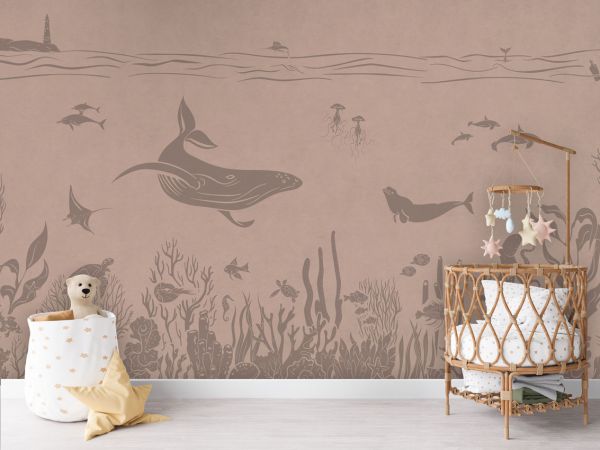 Monochrome Sea - Pink Vintage