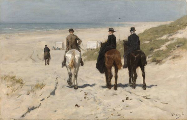 Morning ride along the beach