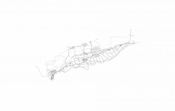 Map of Terschelling, white