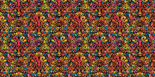 Abstract coloured figures