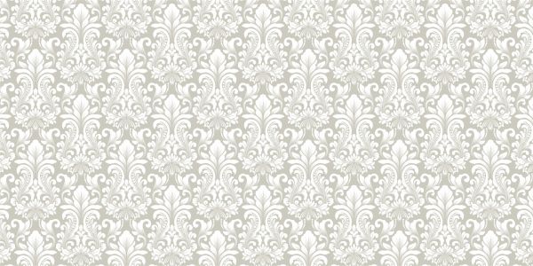 Grey damask pattern