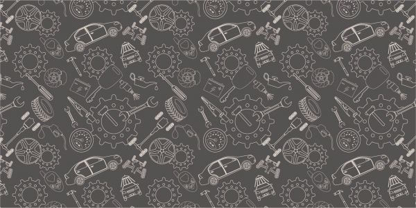 Gears, rims and cars