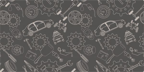Gears, rims and cars