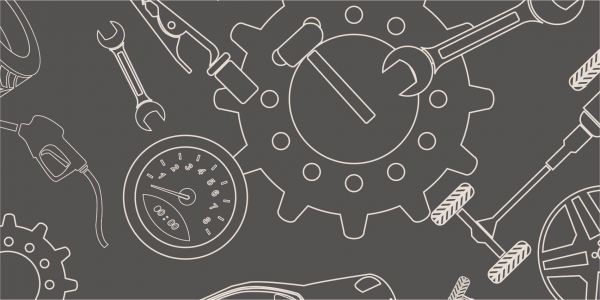 Gears, rims and cars