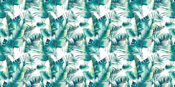 Painted palm leaves