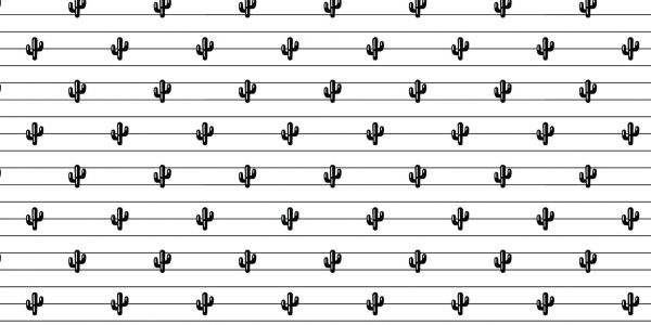 Cacti and lines