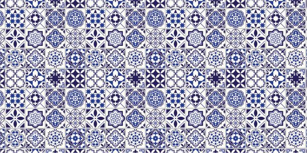 Blue tiles