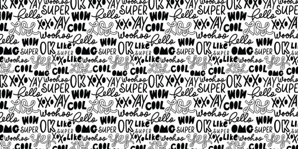 Doodles black and white