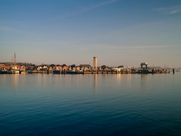 Port with lighthouse