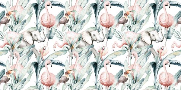Animals between leaves