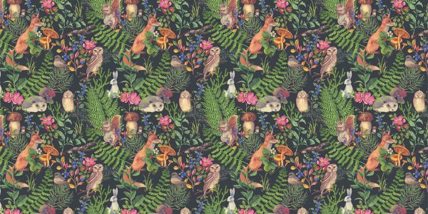 Dark forest pattern