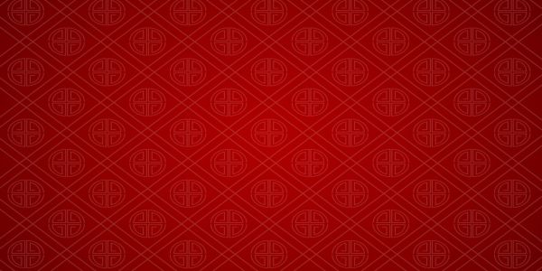 Red Chinese pattern