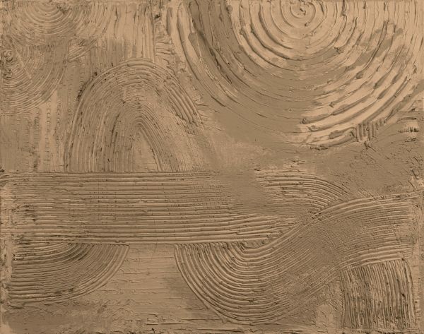 Structures and shapes in gold brown