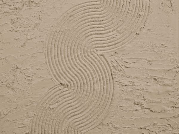 Organic lines and structures hem in taupe