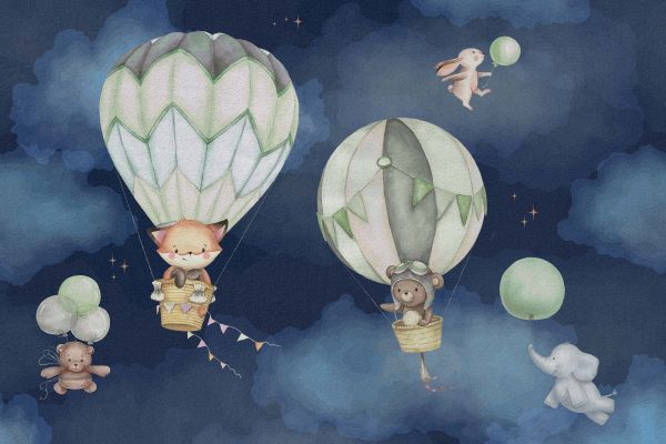 Flying animals green