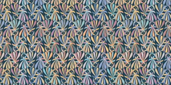 Flowers in pastel shades