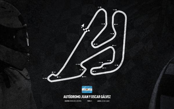 Formula 1 circuit - Juan and Oscar Gálvez Autodrome - Argentina