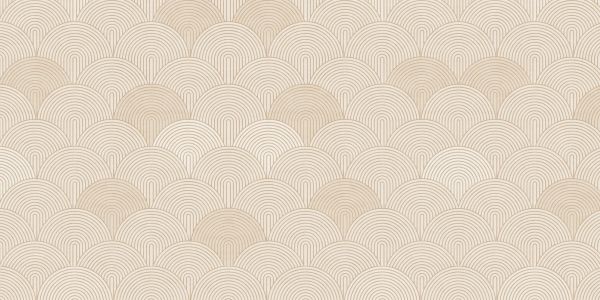 Retro Arches & Curves Large - neutral sand