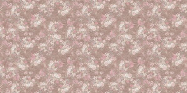 Baroque floral pattern - vintage pastel