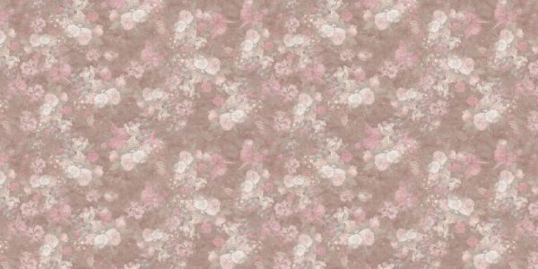 Baroque floral pattern - vintage pastel