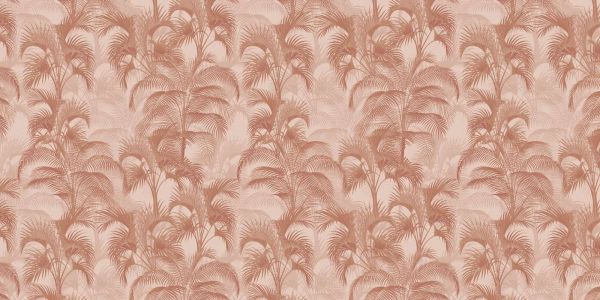Tropical Vintage Palms - terracotta