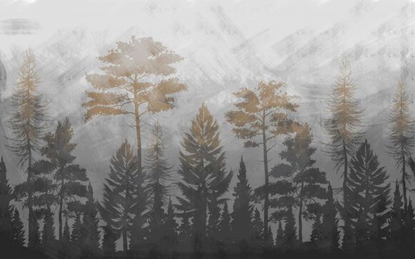 Abstract Forest Whisper