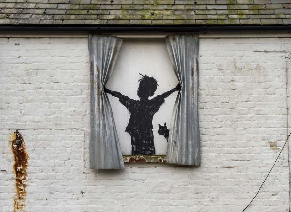 Banksy Morning is Broken Destroyed Herne Bay Kent | Hypebeast