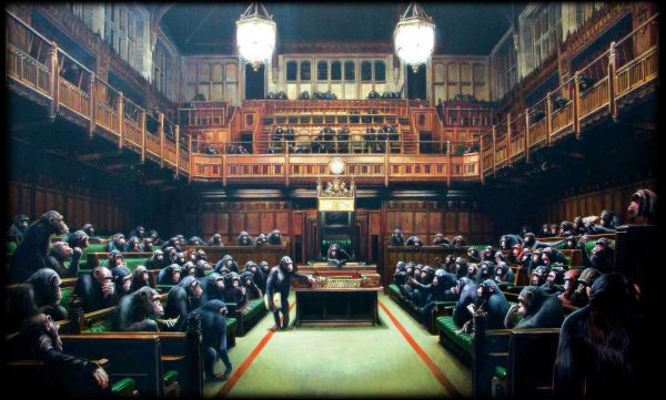 Banksy - Monkey parliament