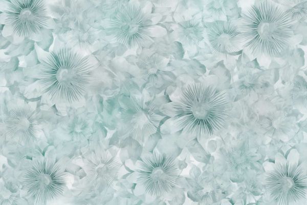 Botanical Watercolor Elegance Icy Mint