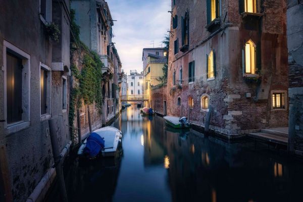 Twilight Over the Canal